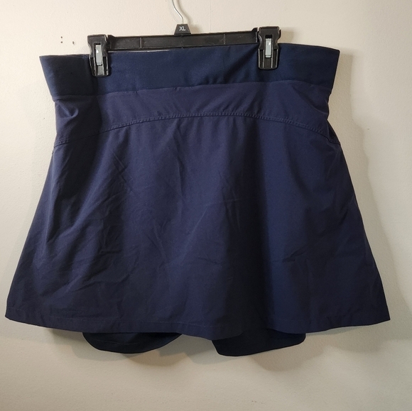 Nike Golf Bliss Lux Skort Size XXL Navy Blue - Tennis, Golf,‎ Pickleball - Picture 4 of 13